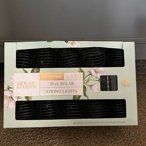 House & Garden outdoor solar string lights